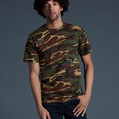 Anvil Midweight Adult Camouflage T-Shirt Thumbnail